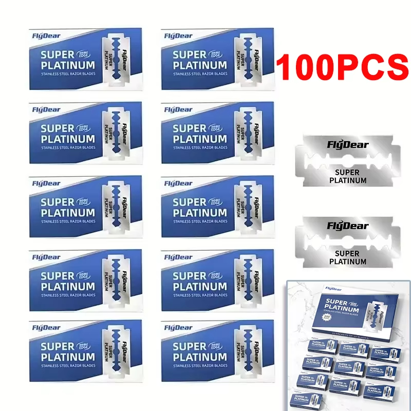 Safety Razor Handle - 100PCS/10PCS Stainless Steel Double Edge Safety