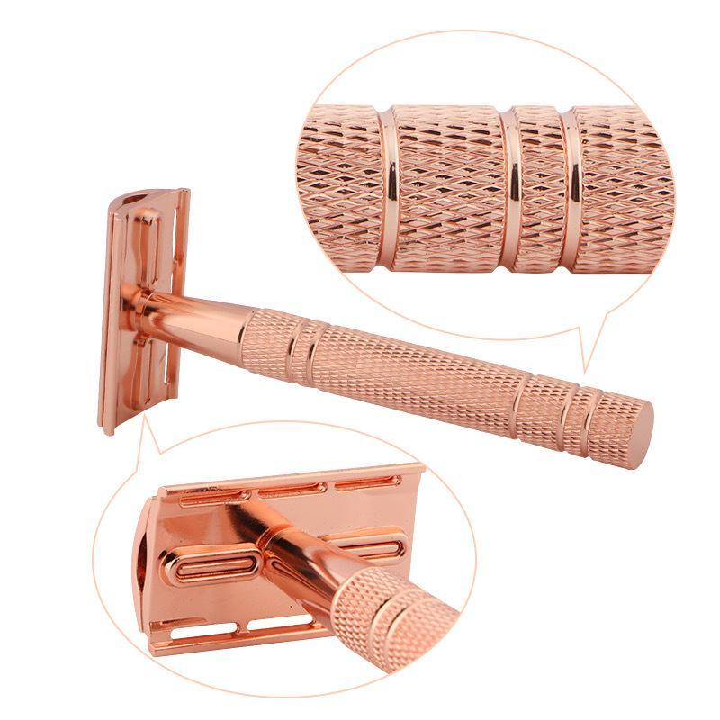 Safety Razor Handle - Eco Friendly Reusable Metal Safety Razor