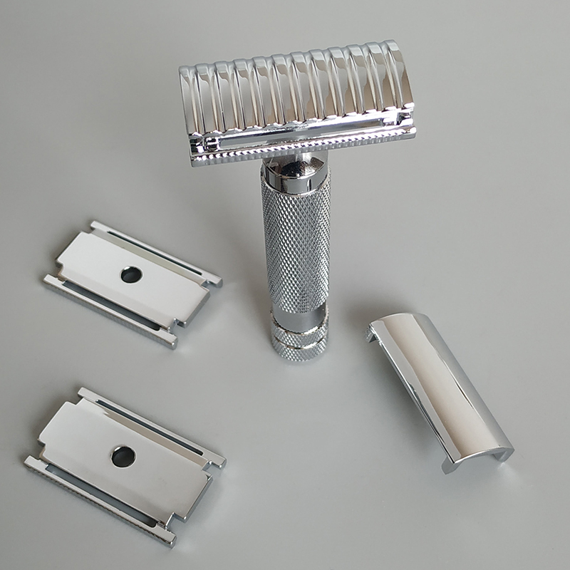 Safety Razor Handle - Dscosmetic AX-SE Zinc Alloy Double Edge