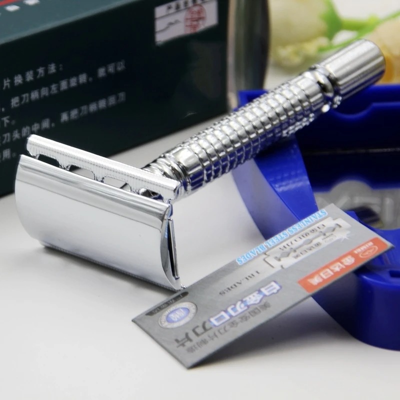 100PCS/10PCS Stainless Steel D - Safety Razor Handle review and price