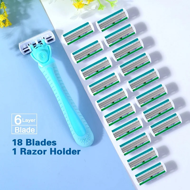 1 Handle + 18 Blades/ Women Ma - Safety Razor Handle review and price