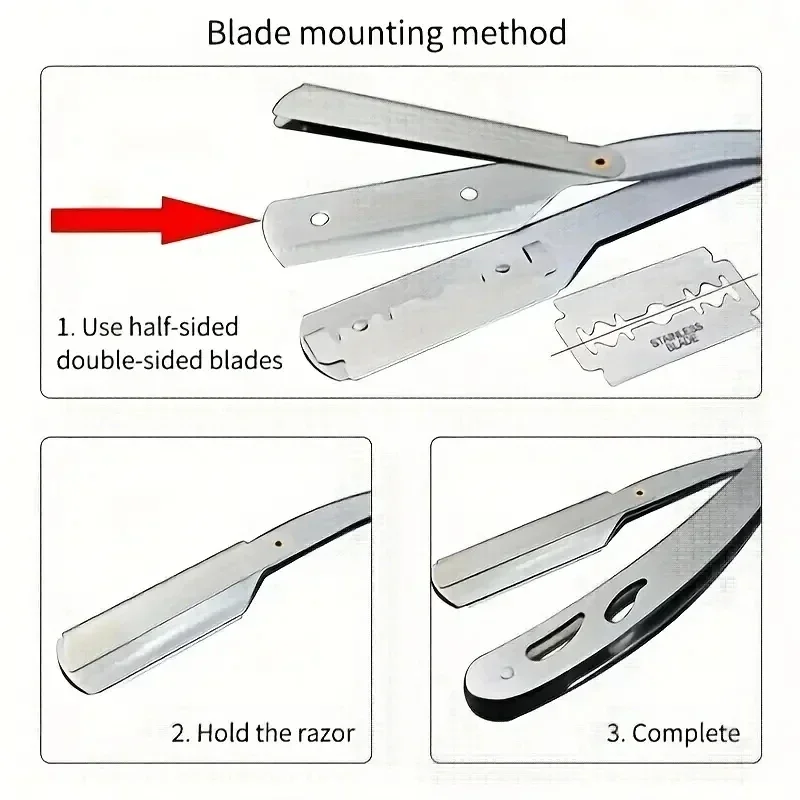 Hair Removal Knife Men Shaves  - Safety Razor Handle review and price