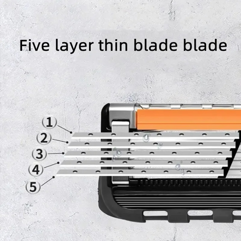 5-Layer Replaceable Safety Bla - Safety Razor Handle review and price